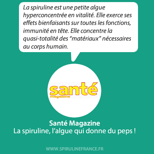 spiruline donne du peps