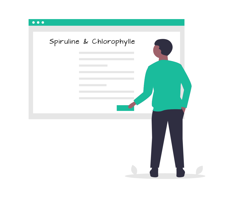 spiruline et chlorophylle
